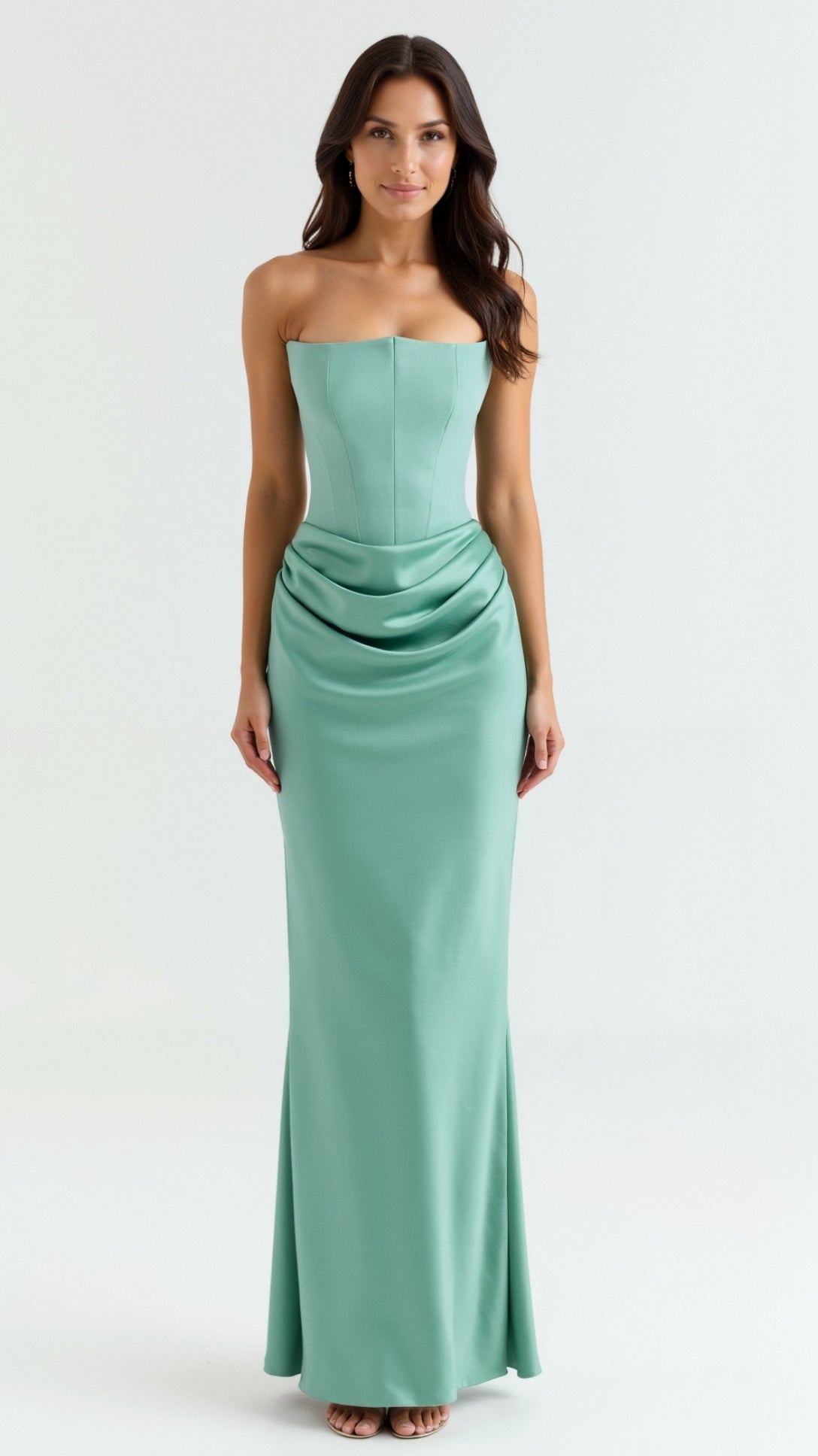 Womens Wedding Guest Dress | Corset Maxi