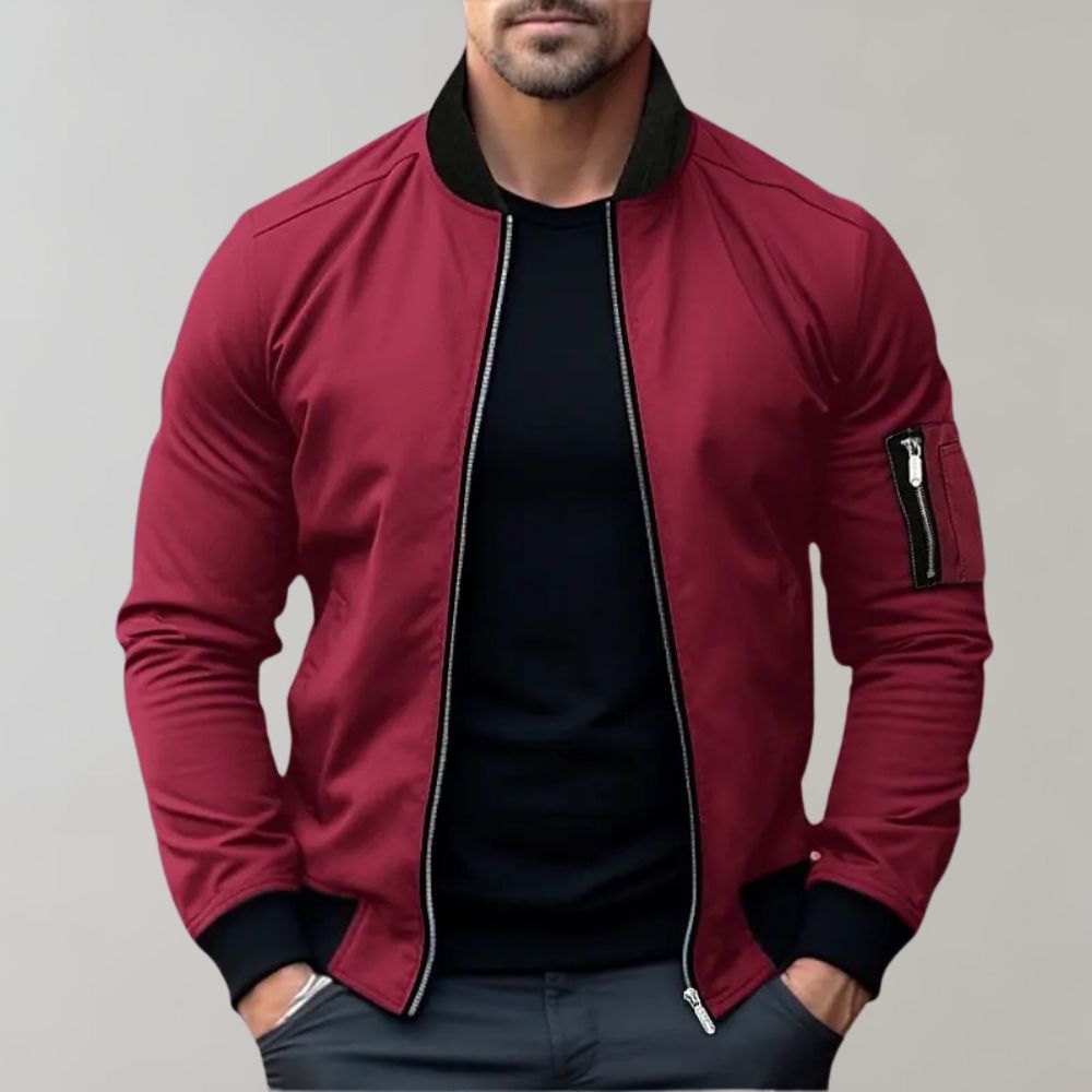 Men’s All-Season Bomber Jacket | Stylish and Versatile