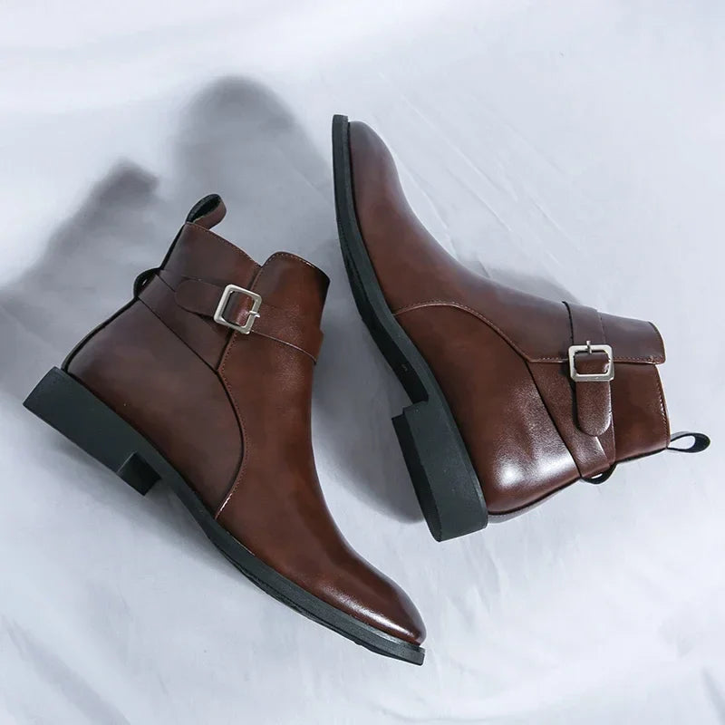 Mens Chelsea Boots | Sleek Classic with Side Zipper