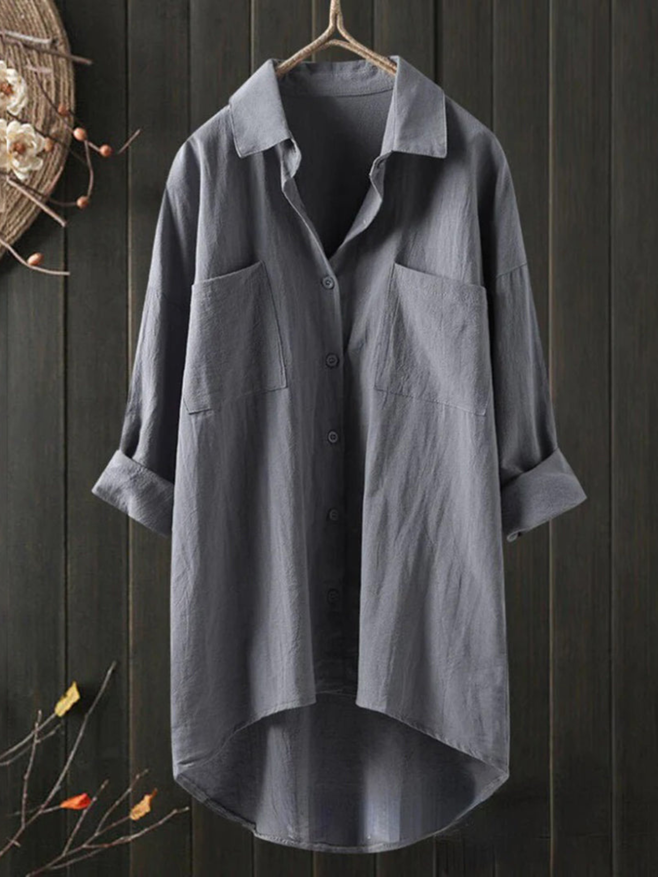 Chemise Classique Femme Avec Patte De Boutonnage | Élégante