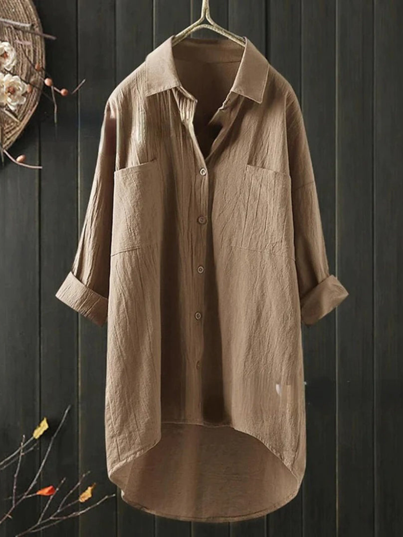 Chemise Classique Femme Avec Patte De Boutonnage | Élégante