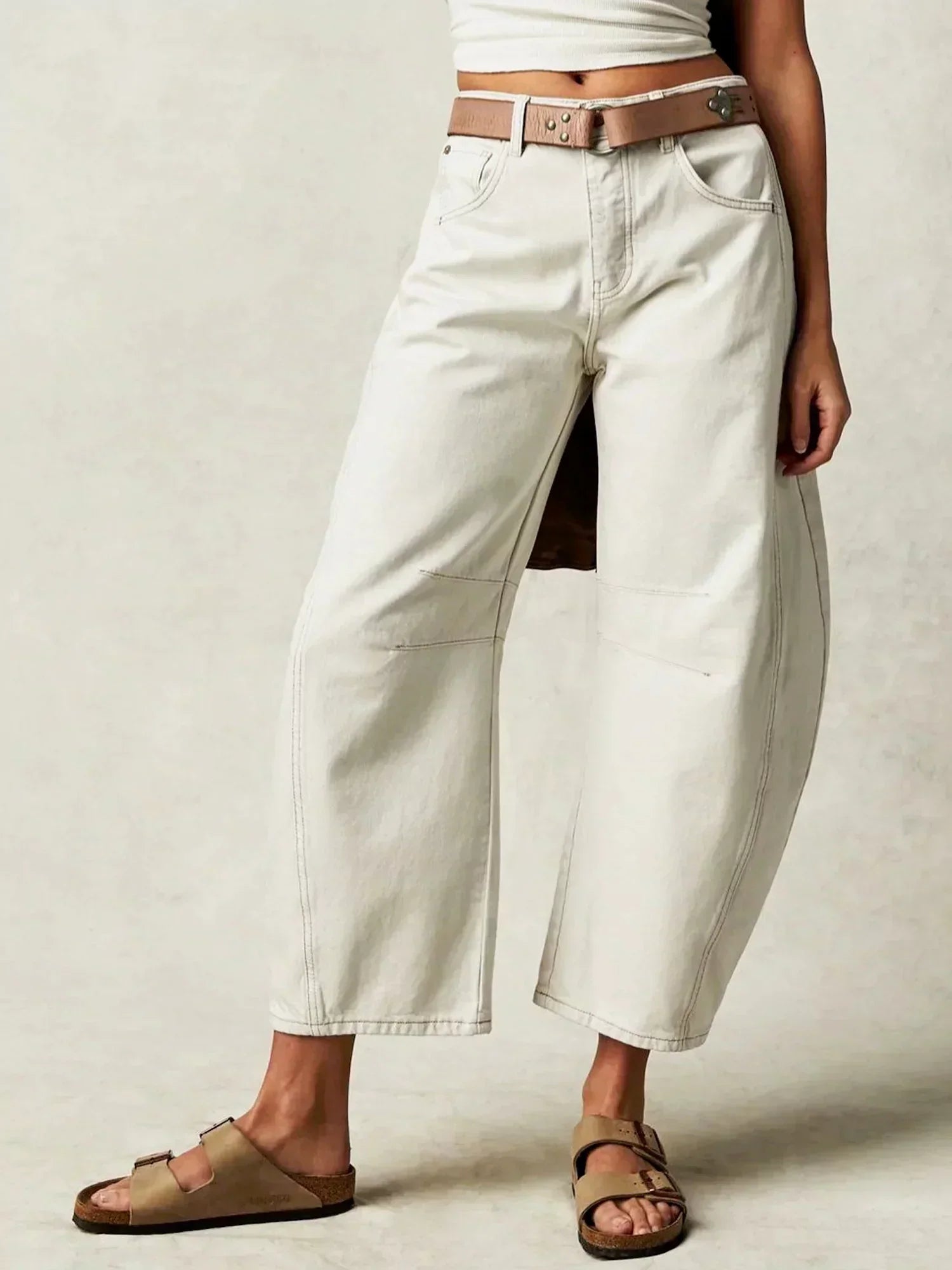 Womens Leopard-Print Jeans | Trendy