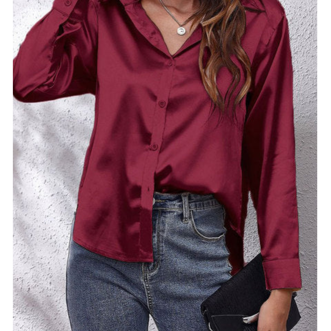 Blouse Élégante pour Femmes | Manches Longues