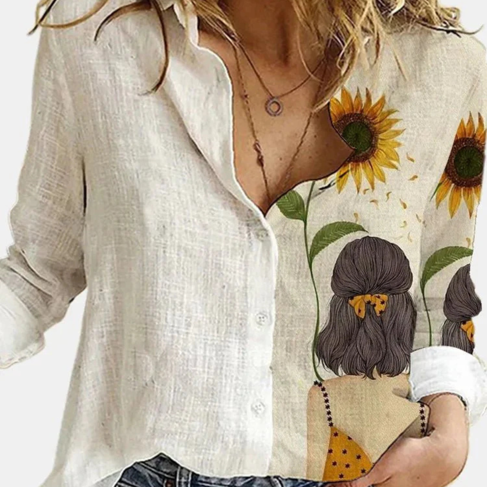 Chemise Florale Élégante Pour Femmes | Midi