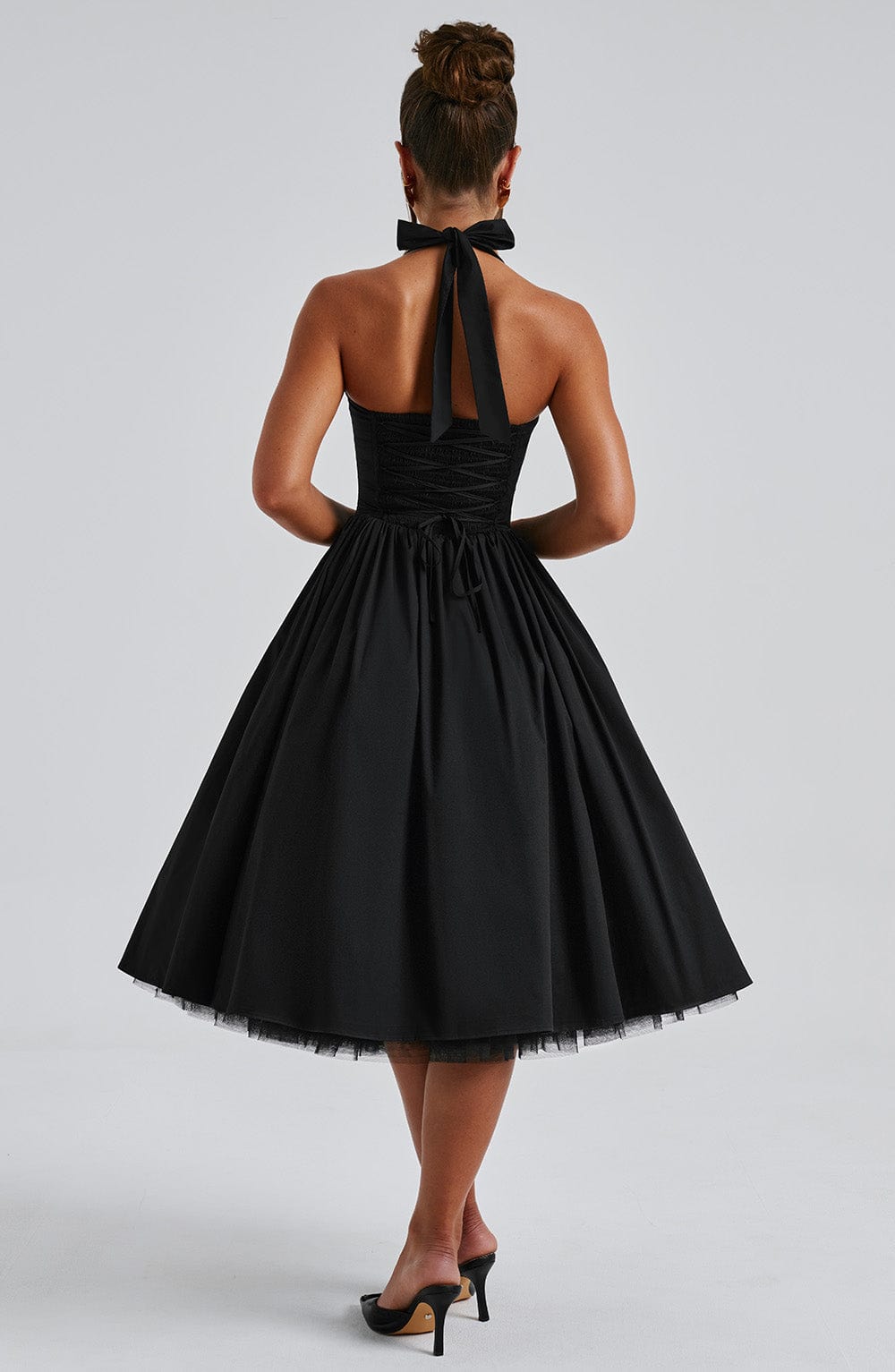 Womens Wedding Guest Dress | Halter Floral Dress