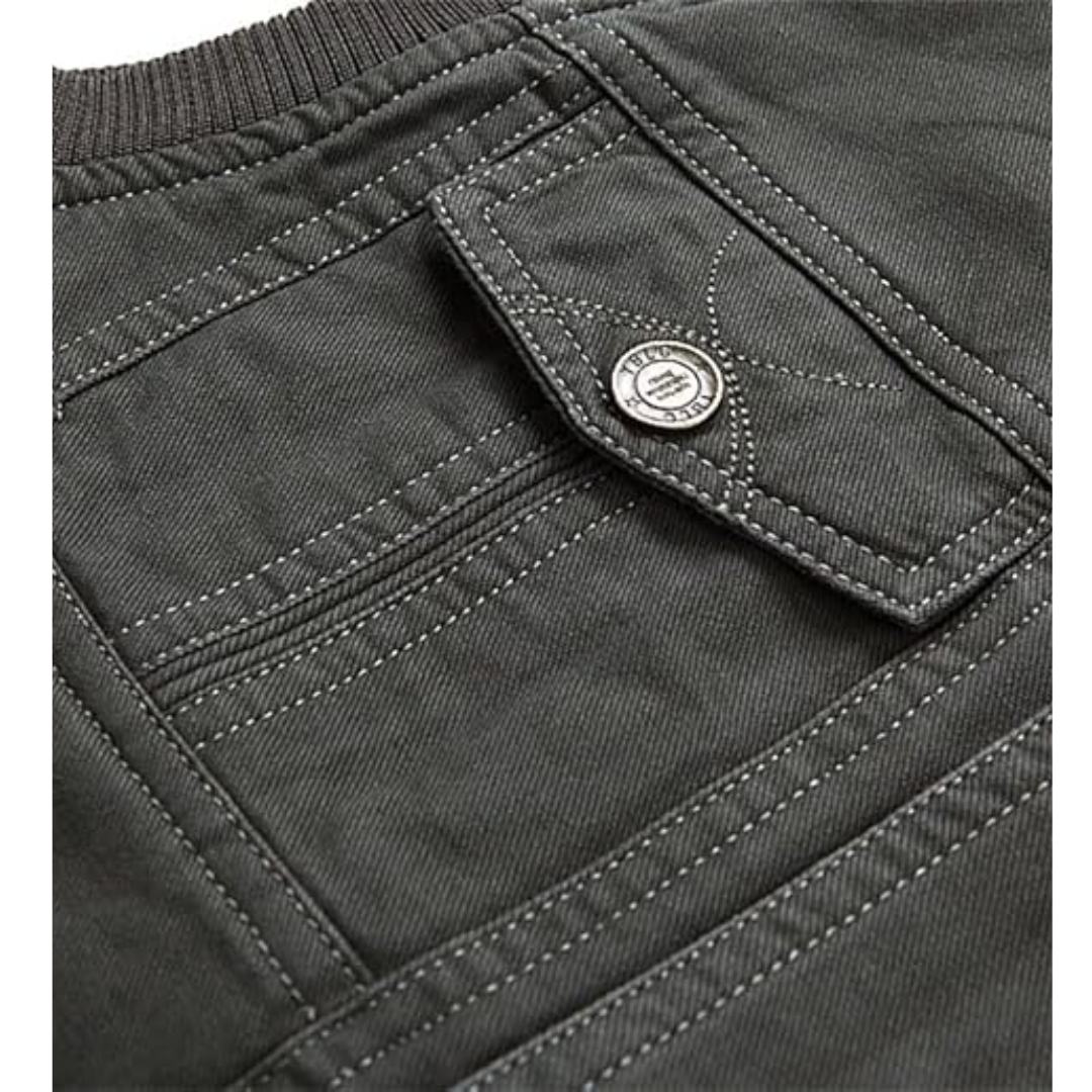 Gilet Vintage Multi-Poches pour Homme | Sans Manches