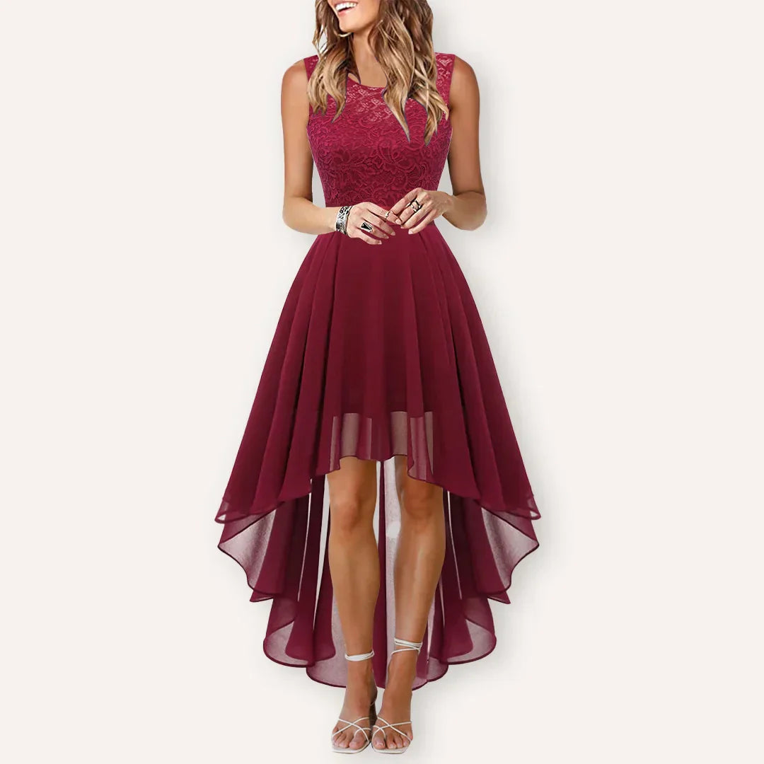 Womens Wedding Guest Dress | Asymmetric Dress Midi
