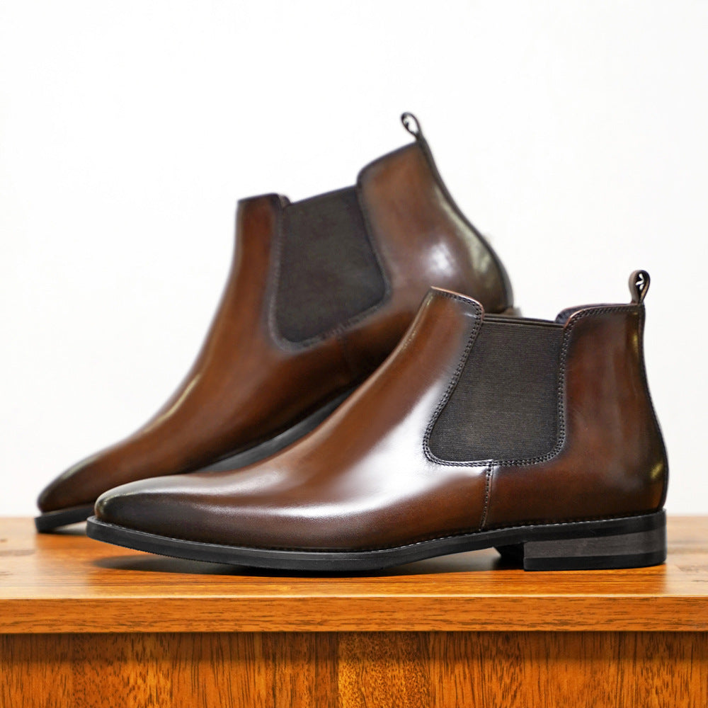 Mens Chelsea Boots | Sleek Almond Toe