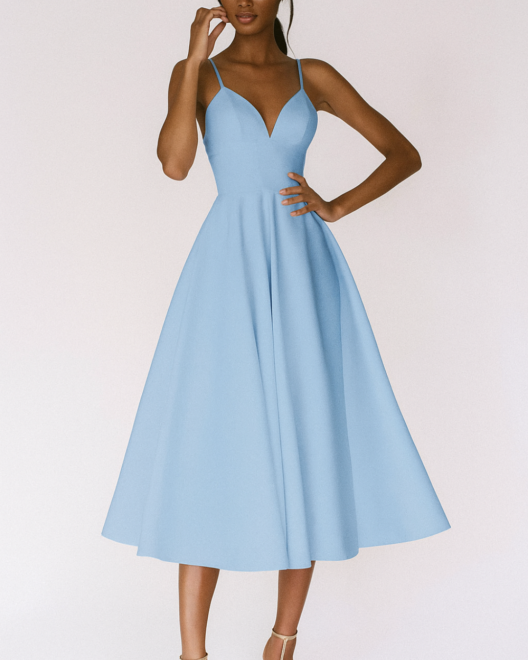 Womens Wedding Guest Dress | Formal V Neck