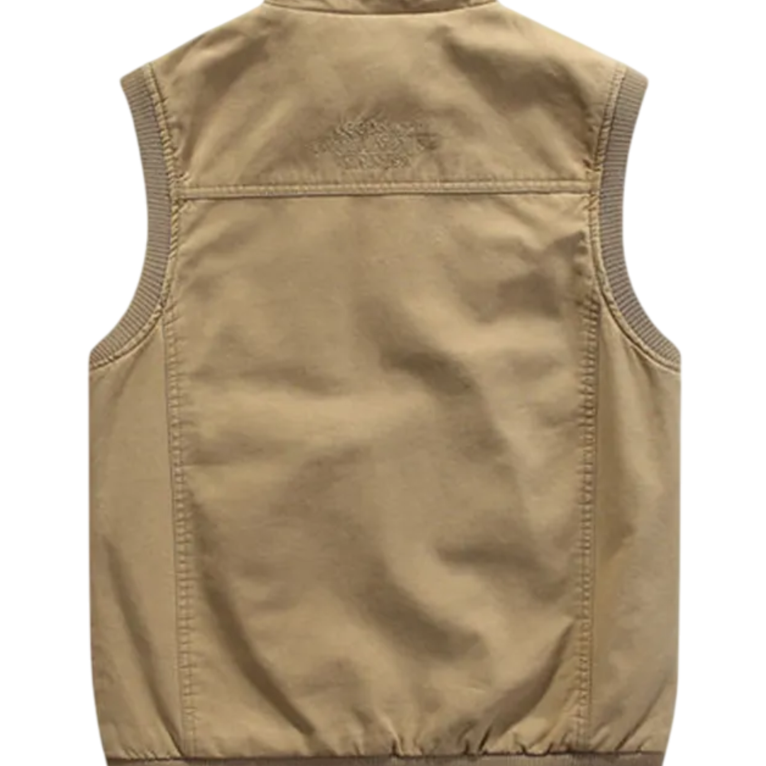 Gilet Vintage Multi-Poches pour Homme | Sans Manches