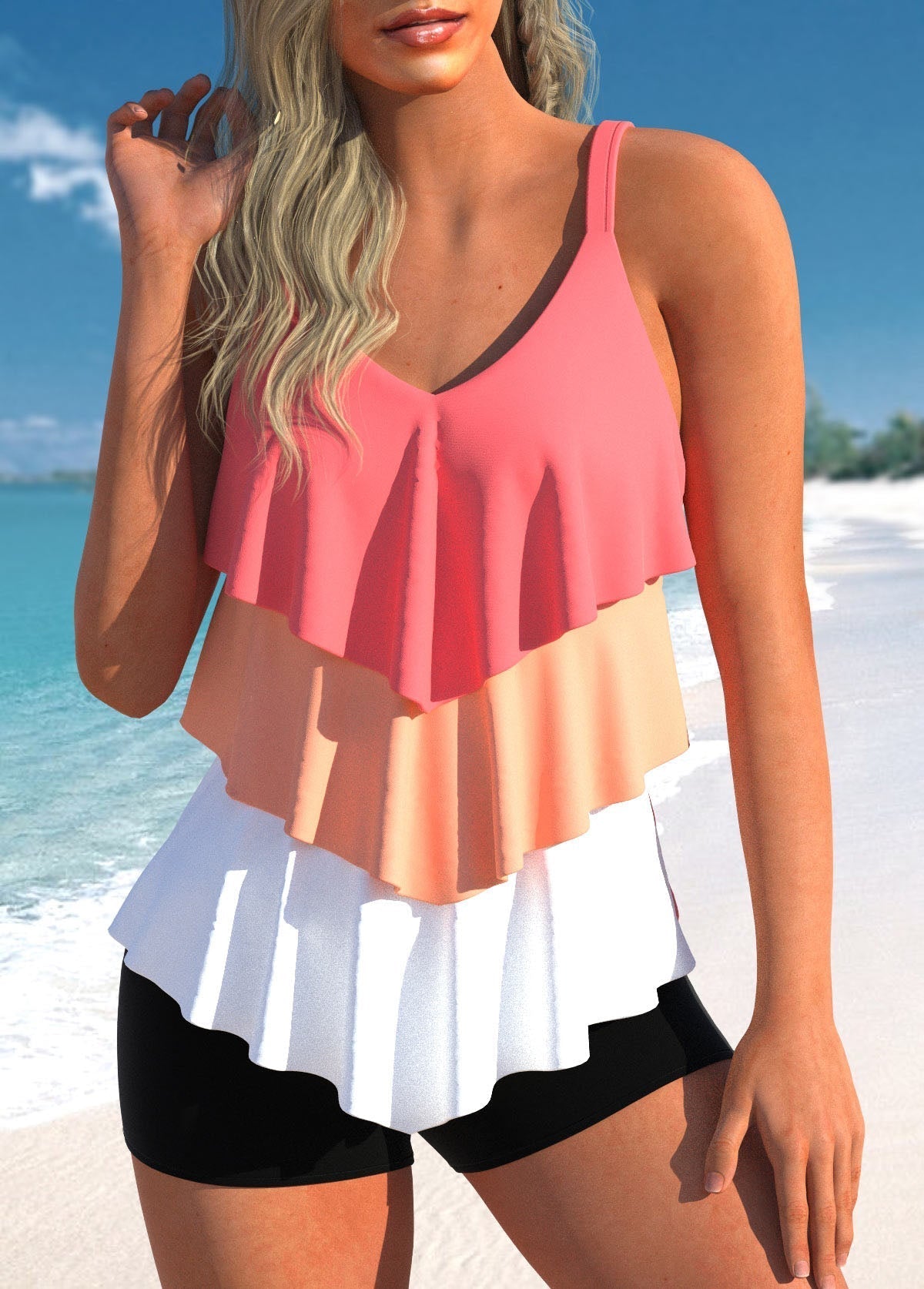 Émilie – Tankini Femme Été