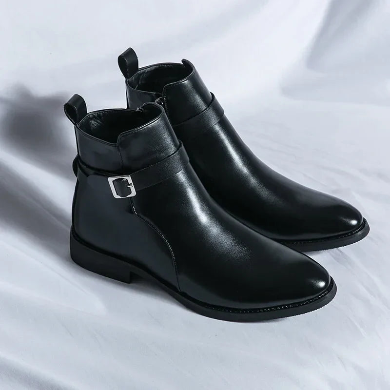 Mens Chelsea Boots | Sleek Classic with Side Zipper