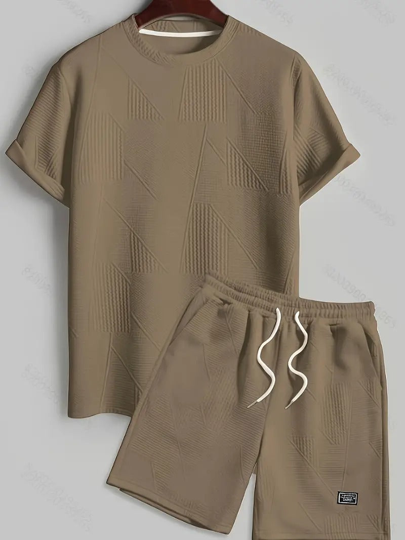 Noël – Ensemble Décontracté Homme en Tissu Doux Été