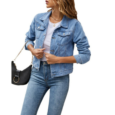 Veste Femme en Jean Tendance | Intemporelle et Polyvalente