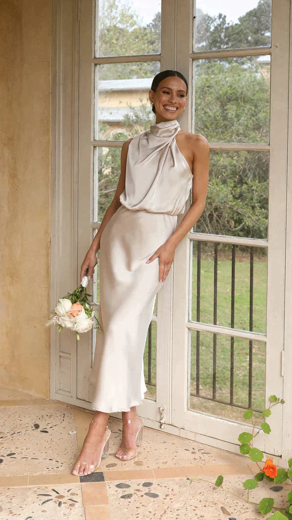 Vêtement Femme Robe Longue Angèle | Brillante et Élégante