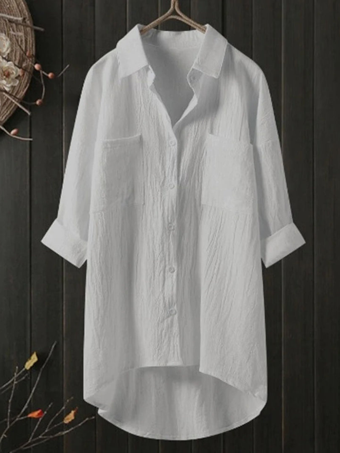 Chemise Classique Femme Avec Patte De Boutonnage | Élégante